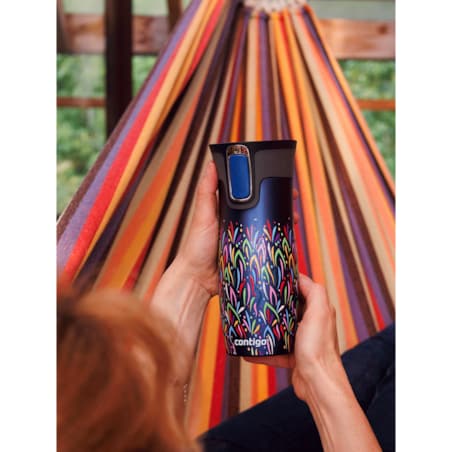 Kubek termiczny Contigo West Loop 2.0 470ml - Granat mat - Floresy