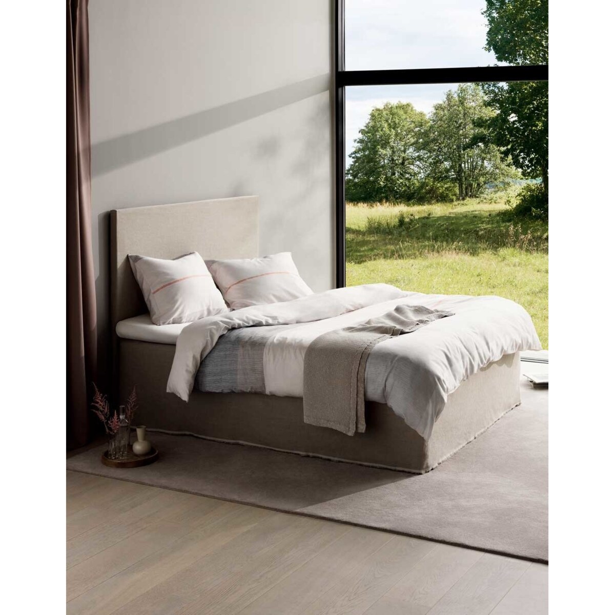 Komplet Pościeli bawełnianej dla 1 osoby, 100 % Bawełna, 140 x 220 cm, Marc O'Polo