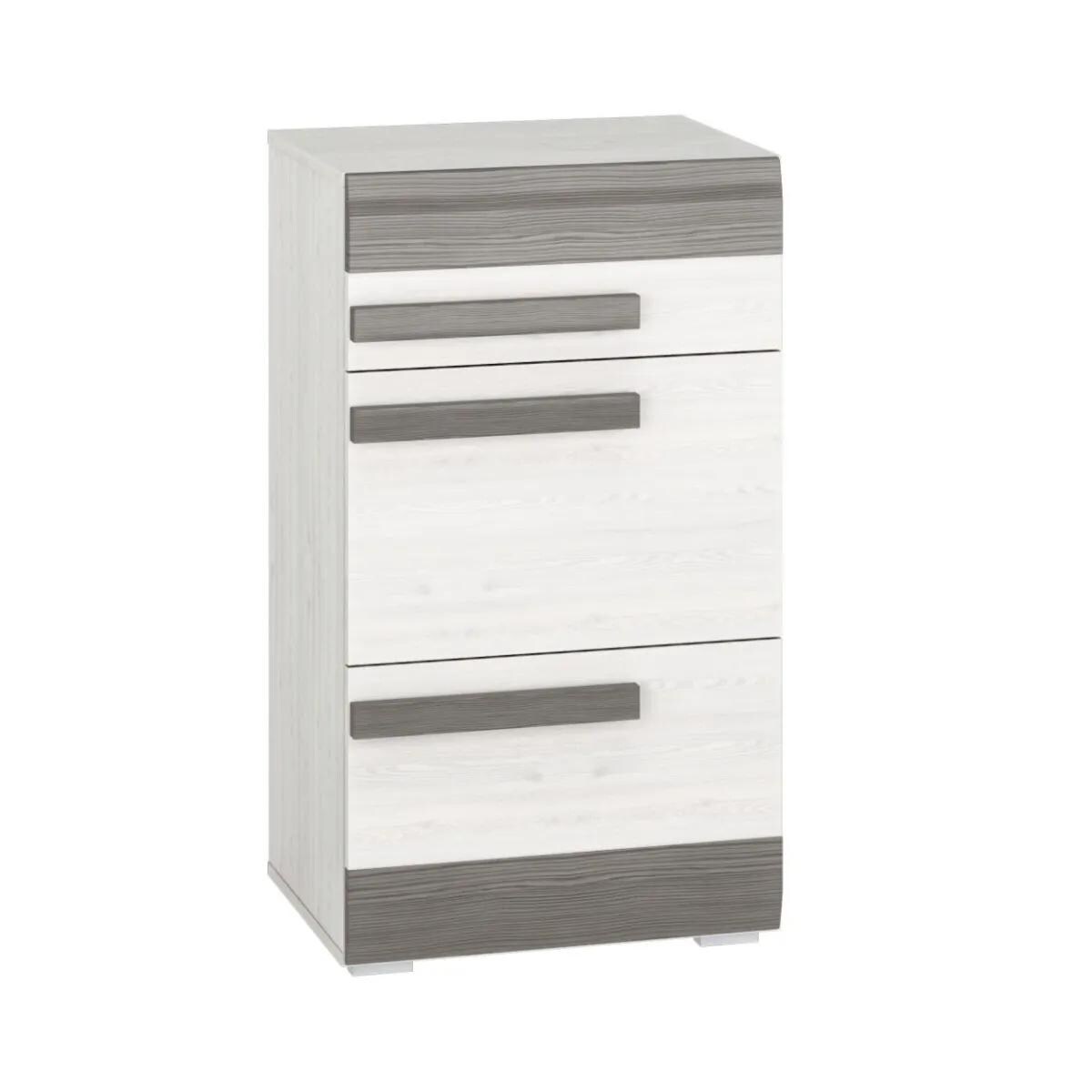 Szafka na buty BIANKA 1S2D sosna śnieżna/szara