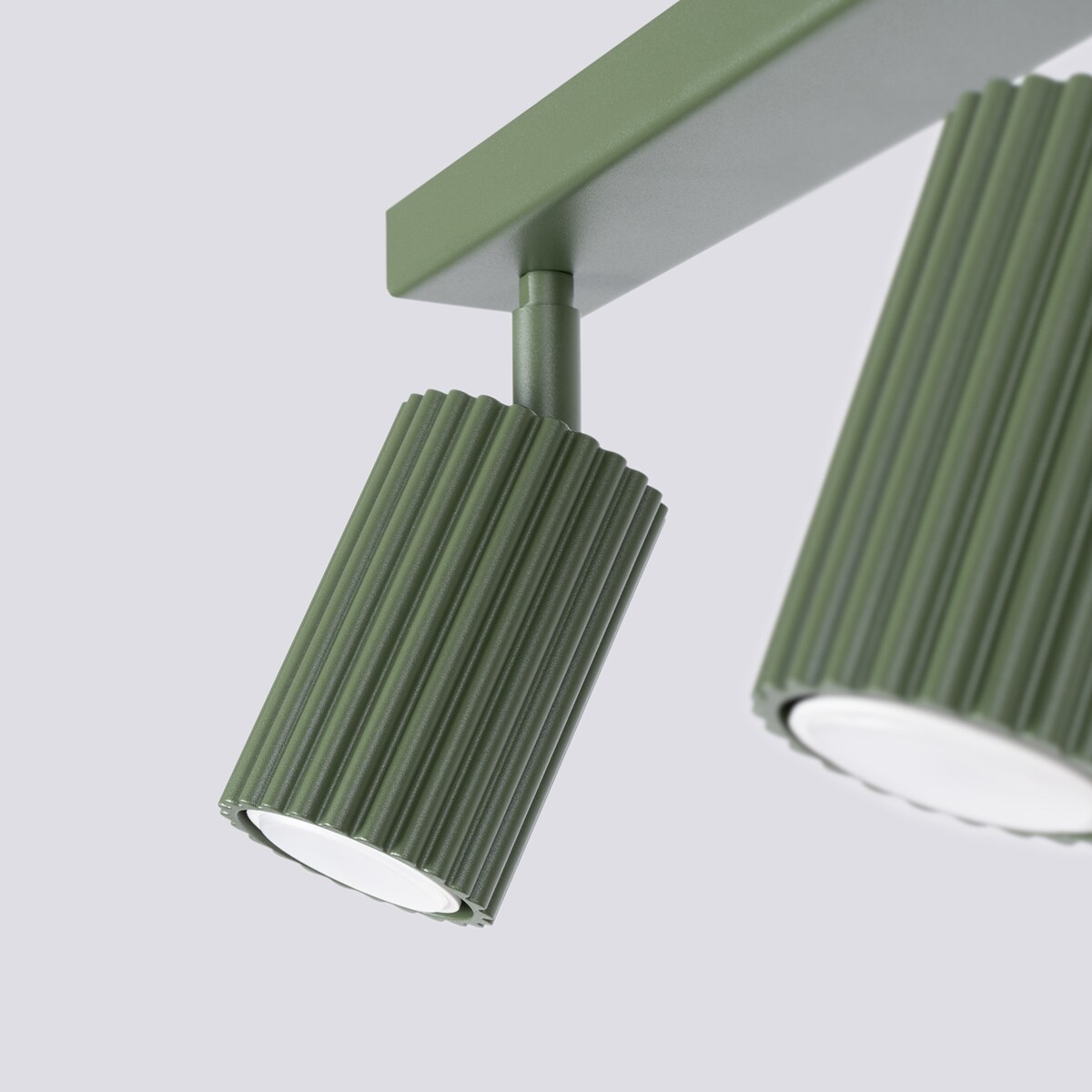 Plafon KARBON 3L zielony oliwkowy