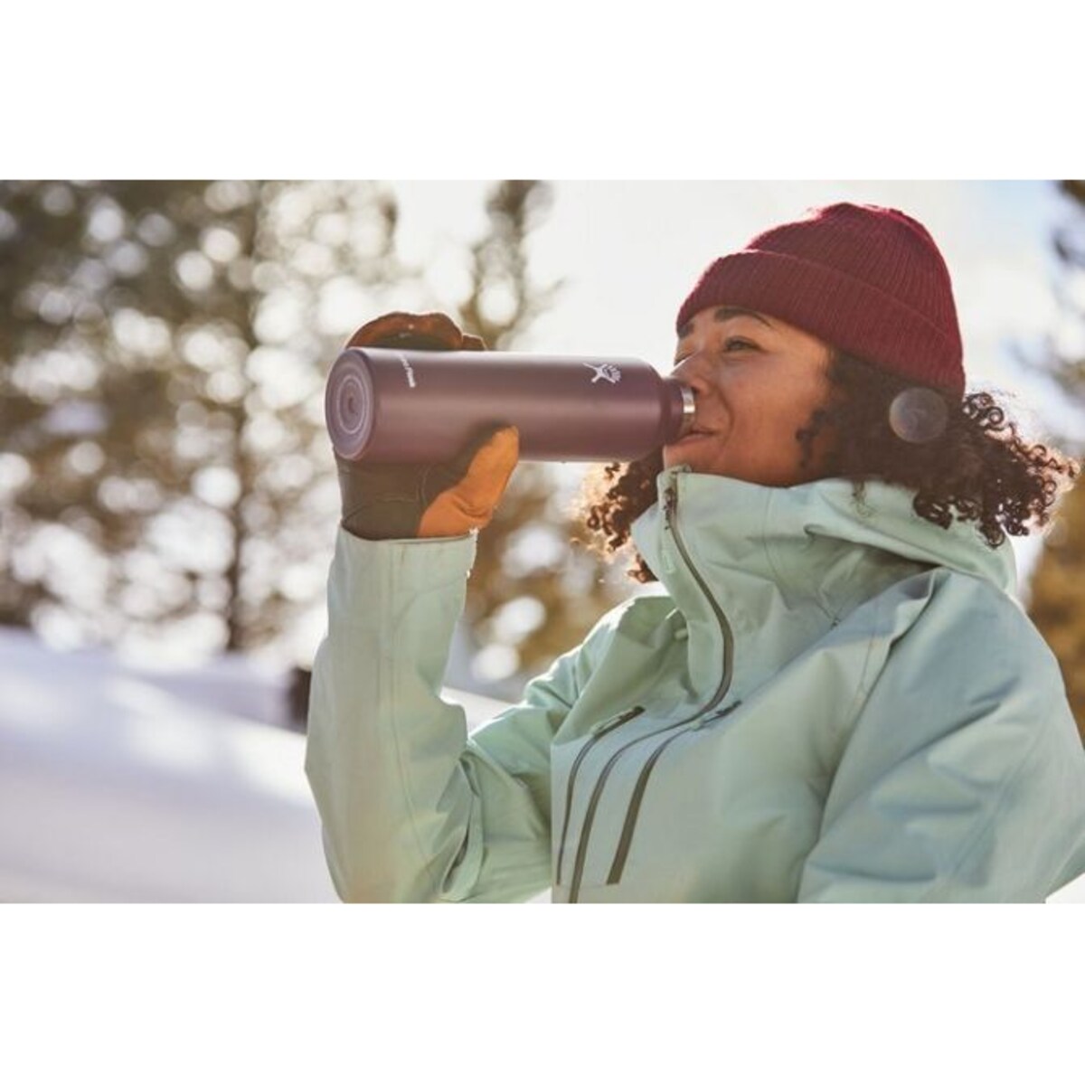Butelka termiczna (biała) Standard Mouth Flex Cap Hydro Flask