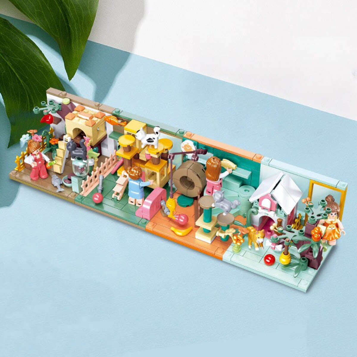 KOTEK Łatka - mini pokoik klocki - Sluban - 103 elementy