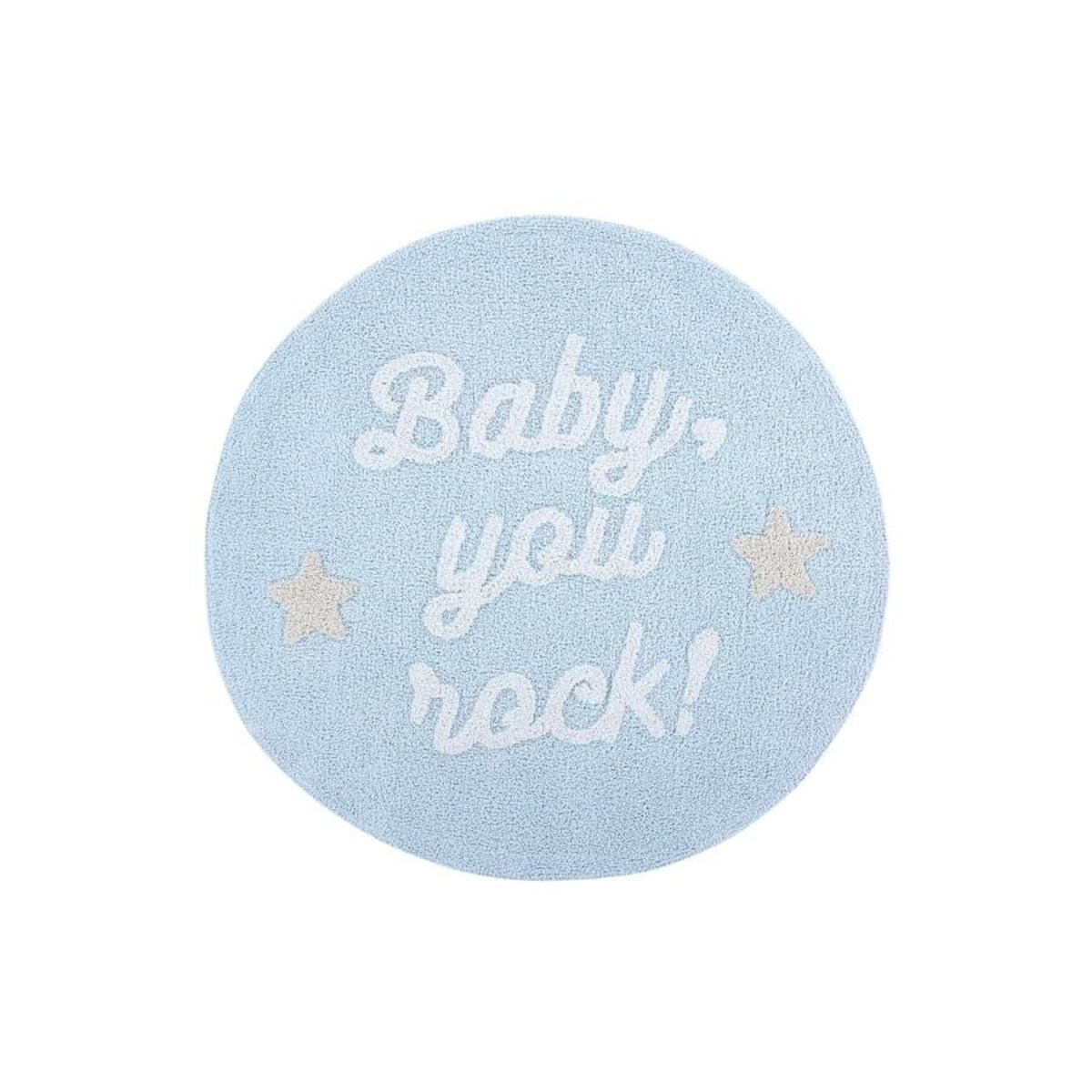 Dywan Bawełniany Baby, you rock Ø120cm Mr Wonderful & Lorena Canals