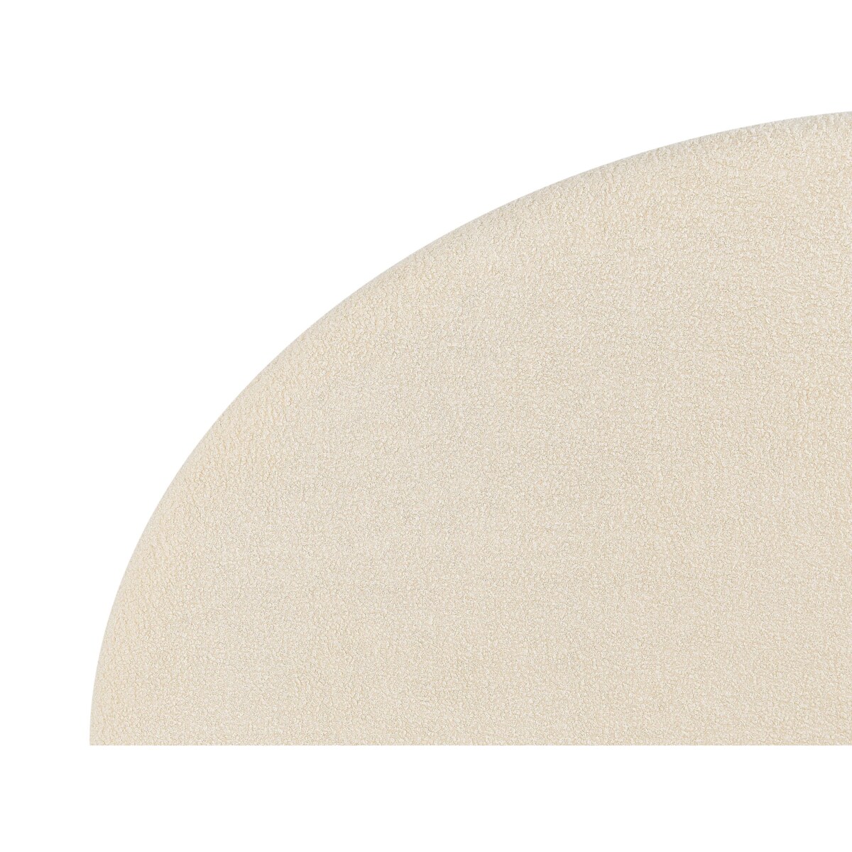 Łóżko z pojemnikiem boucle 160 x 200 cm beżowe VAUCLUSE