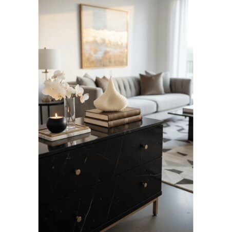 Świeca sojowa Aqua – elegancka dekoracja z naturalnego wosku, idealna na prezent dla kobiety