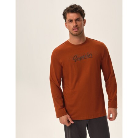 Piżama Jupiter 41910-28X Miedziany Miedziany, L