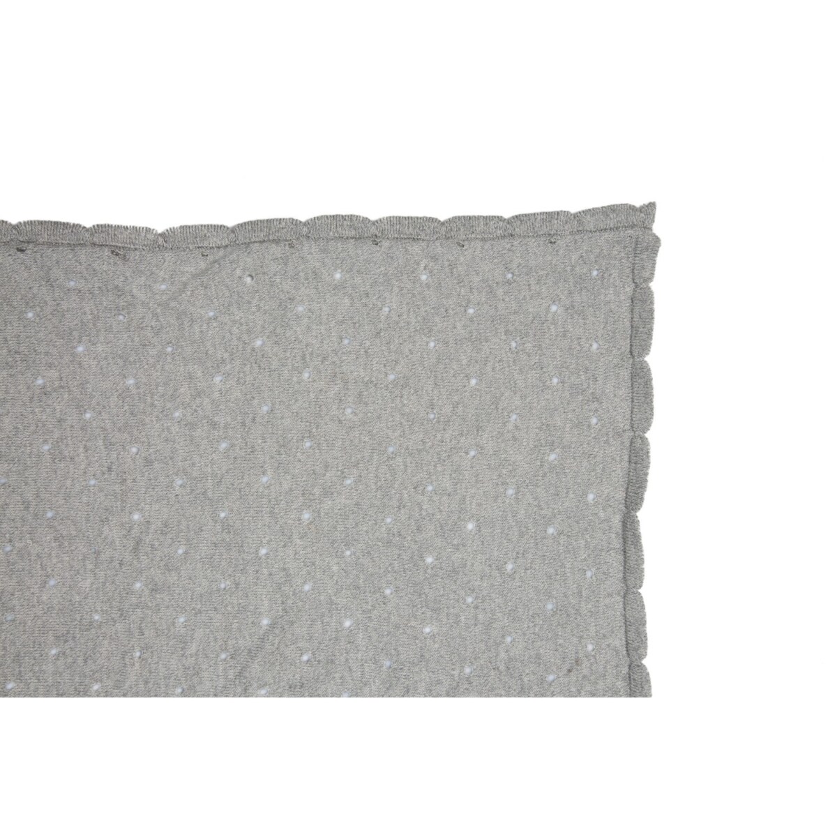 Kocyk Bawełniany Biscuit Light Grey Lorena Canals