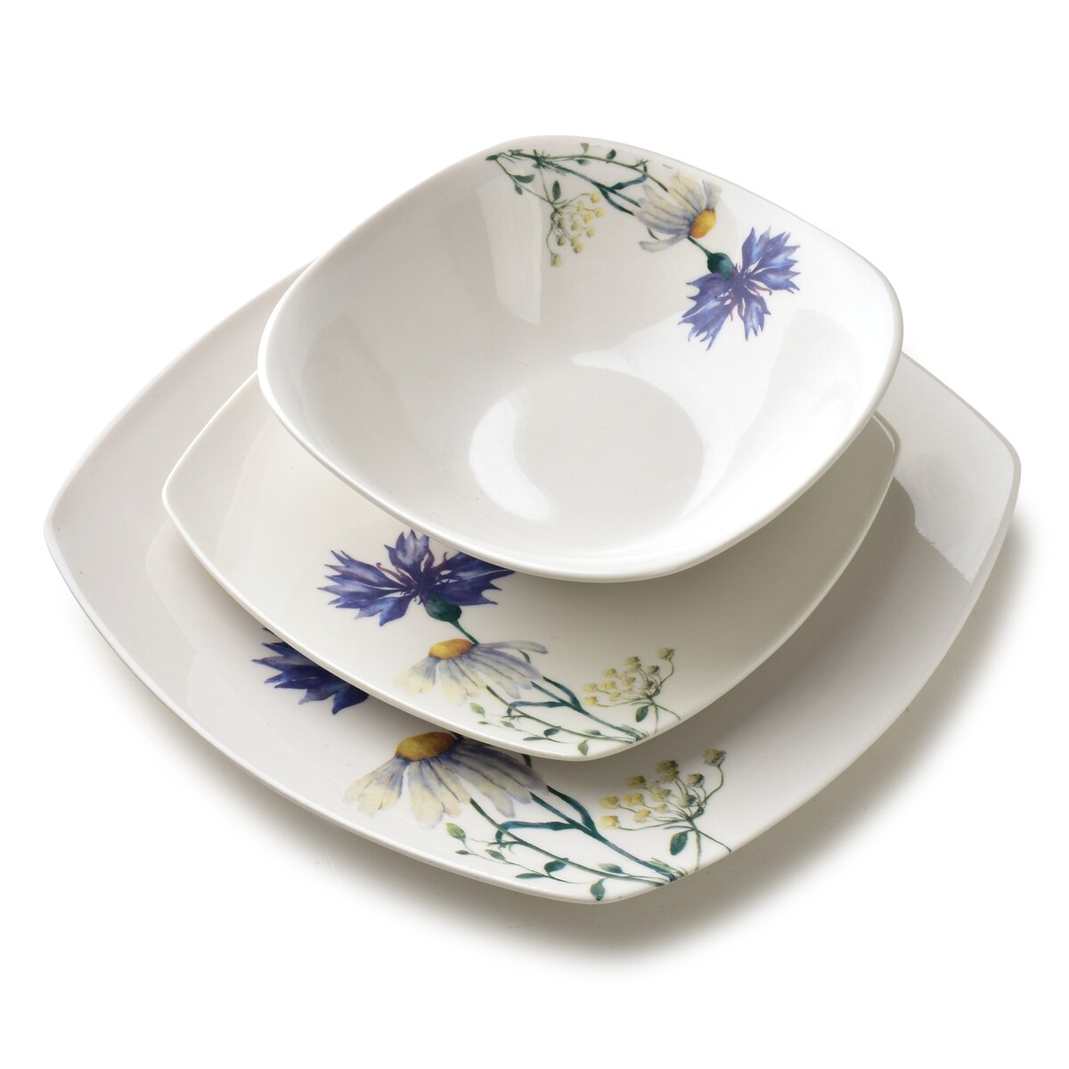 Komplet obiadowy 18-częściowy Lea Cornflower