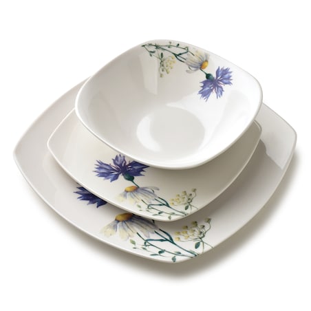 Komplet obiadowy 18-częściowy Lea Cornflower