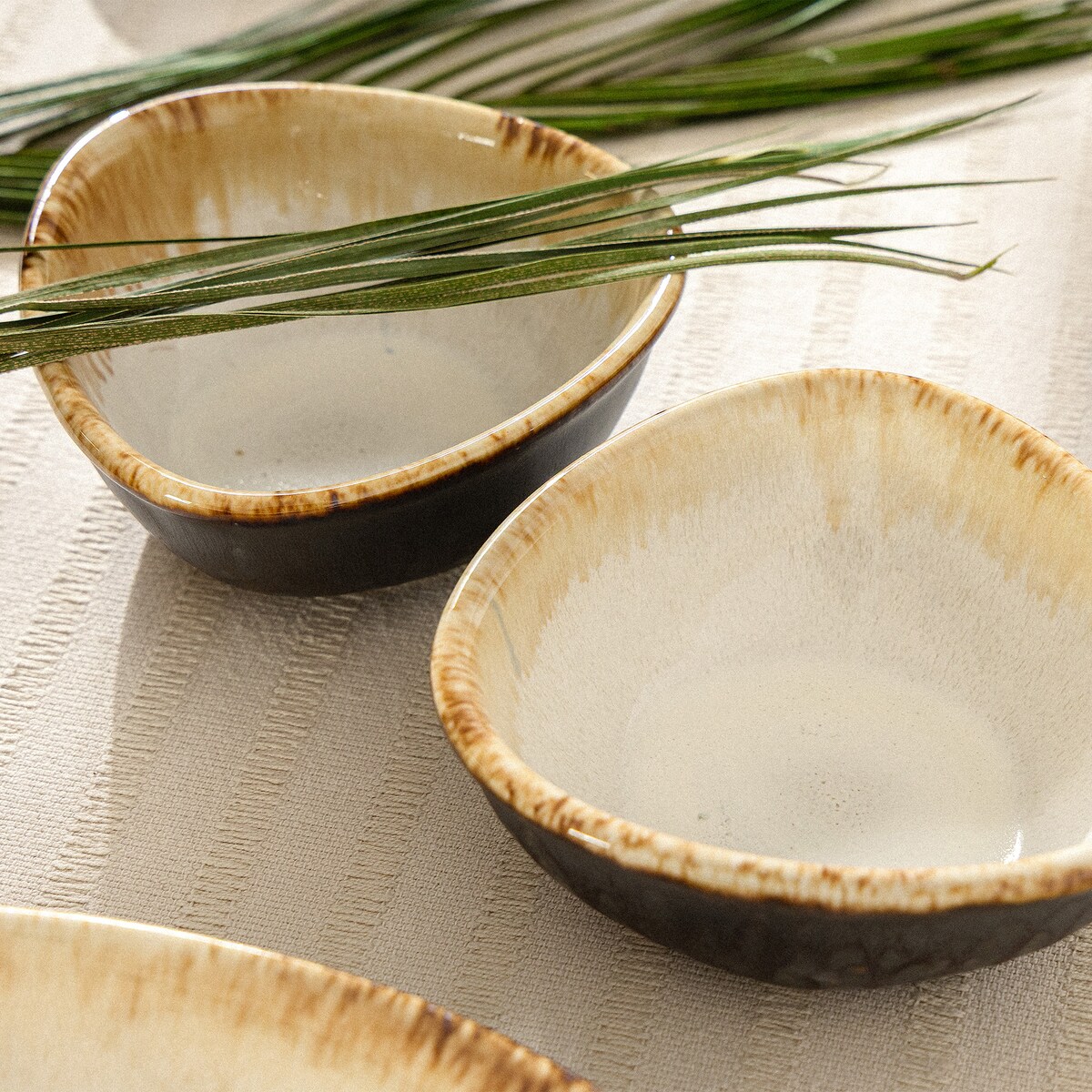 Konsimo PRIMA Miseczka na dip 6 szt., jasnobeżowy