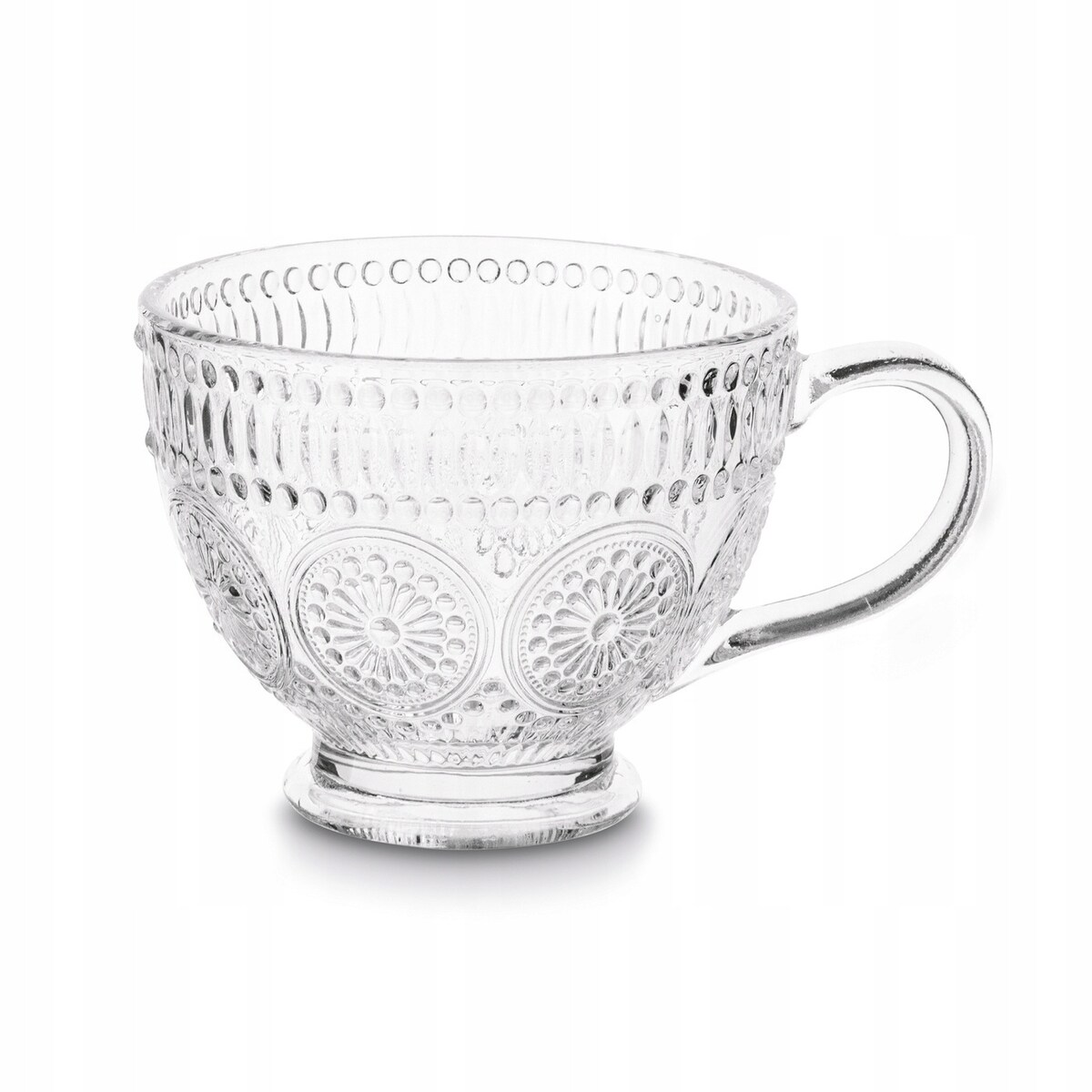 6x KUBEK FILIŻANKA szklanka 400 ml na herbatę kawę latte desery prezenty