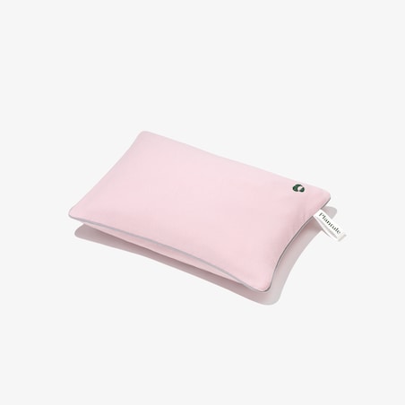 Poduszka podróżna z łuską orkiszu (pudrowy róż)