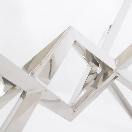 Stolik prostokątny do salonu Grand GR-C1410S Cosmolight srebrny