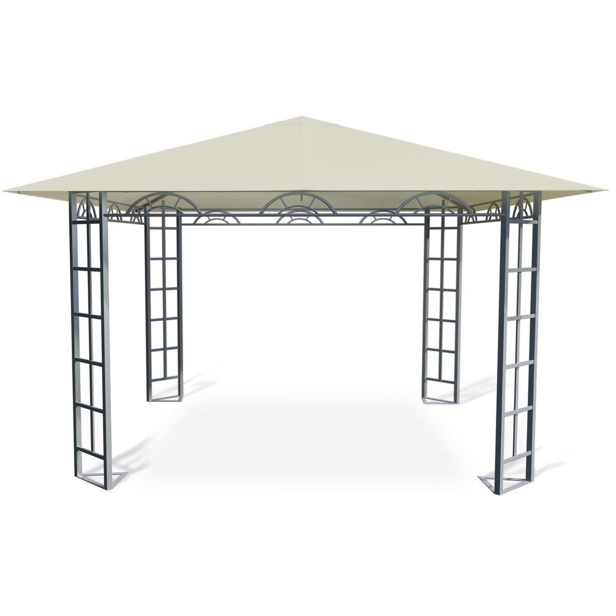 Pawilon ogrodowy namiot 300 x 265 cm + ścianki boczne Plonos beżowy