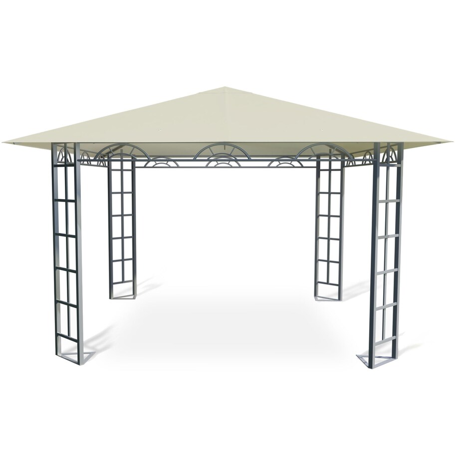 Pawilon ogrodowy namiot 300 x 265 cm + ścianki boczne Plonos beżowy