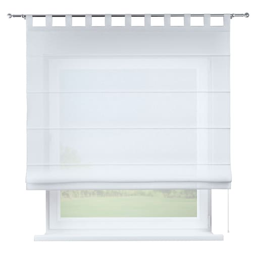 Roleta rzymska Verona 110x150 prześwitująca biała