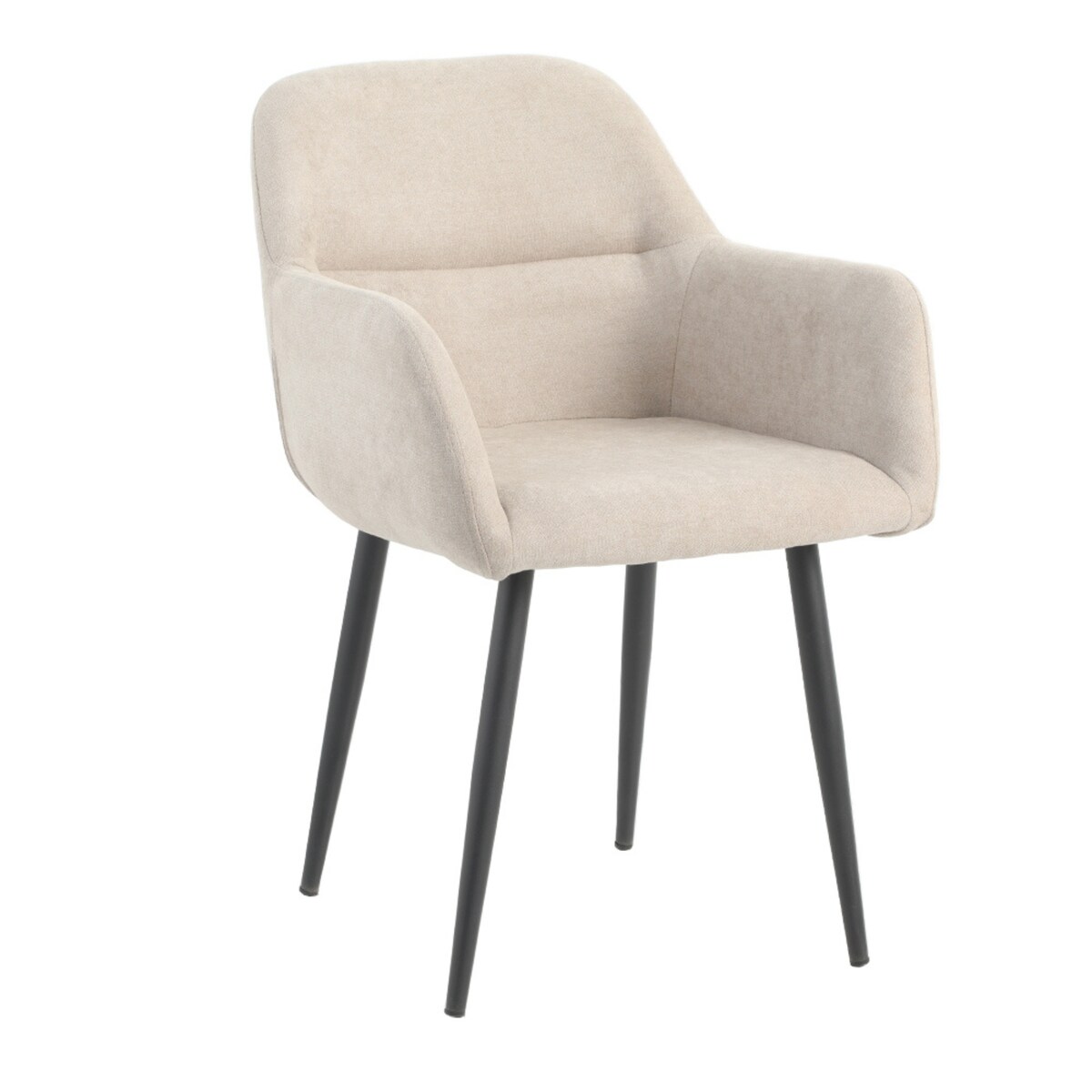 Krzesło tapicerowane VERDO beżowe do salonu jadalni biura