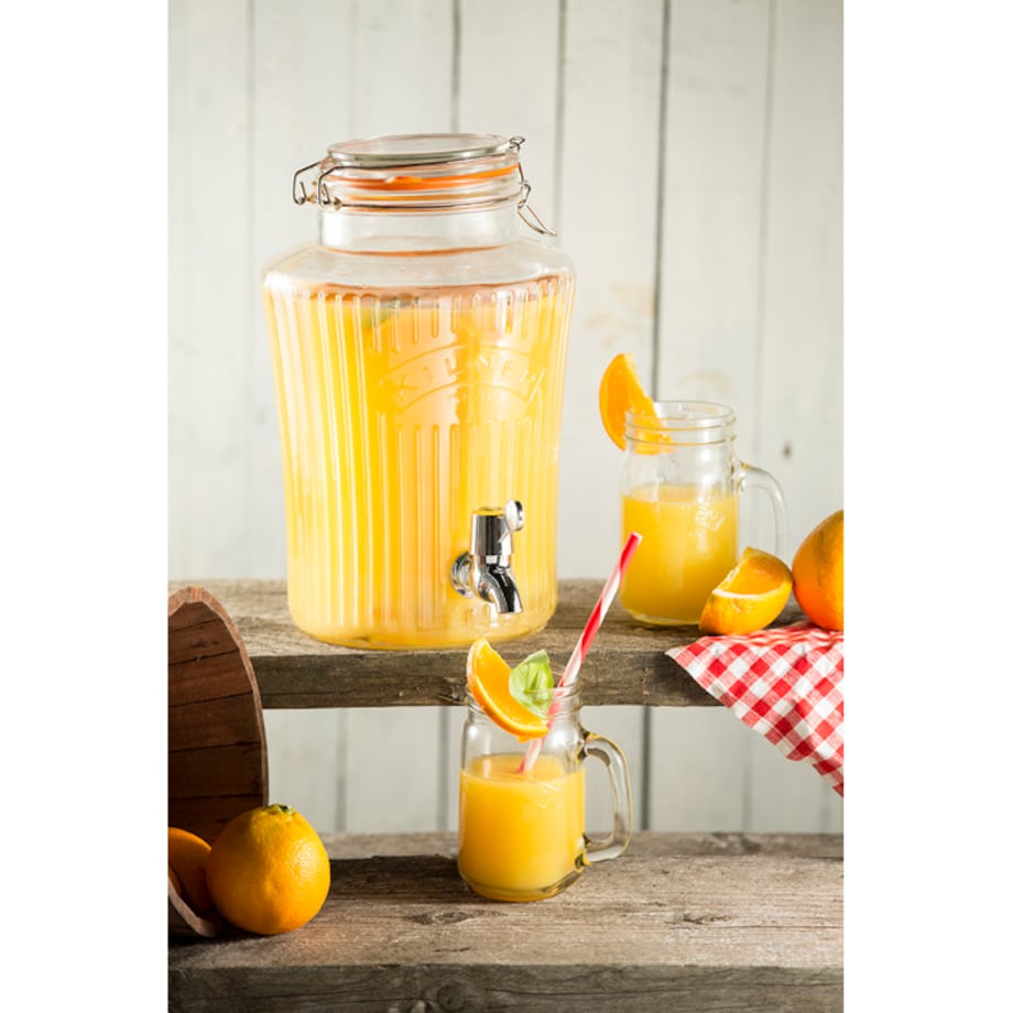 Słój do zimnych napojów z kranikiem Vintage, 5000 ml, Kilner