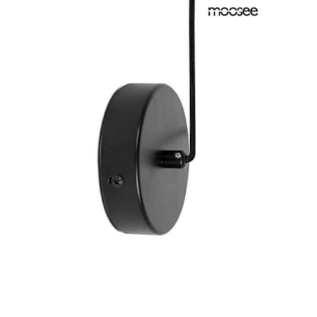 Lampa wisząca mocowana do ściany Bowl MSE010100173 biała czarna