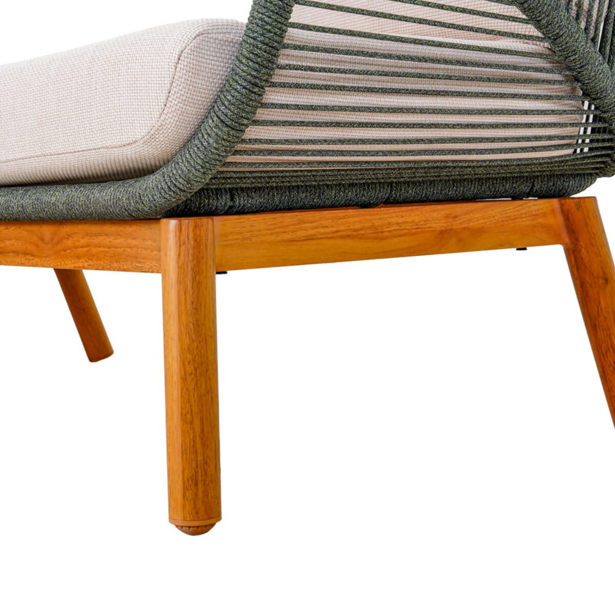 Zestaw mebli ogrodowych Auro z narożnikiem i fotelami beżowy