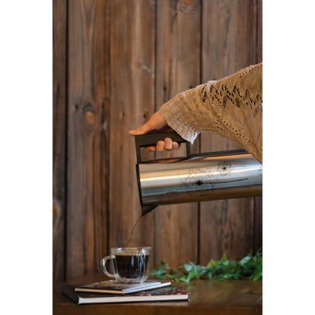 Termos z wkładem szklanym 1L CORTO stalowy 231628