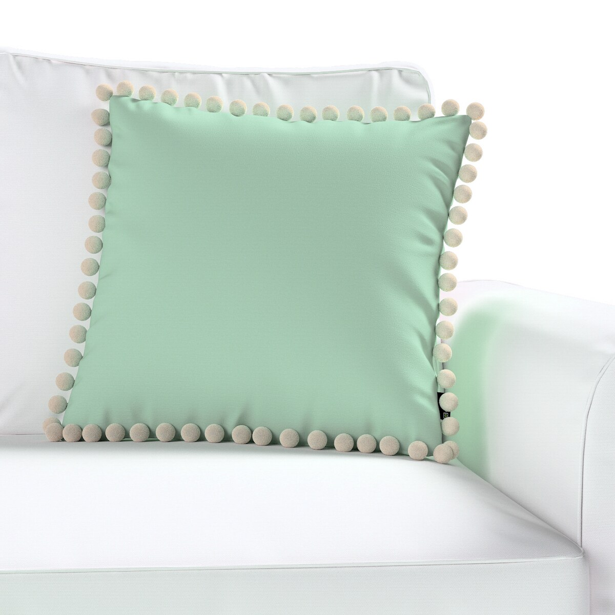 Poszewka Wera na poduszkę 45x45 zieleń eukaliptusa