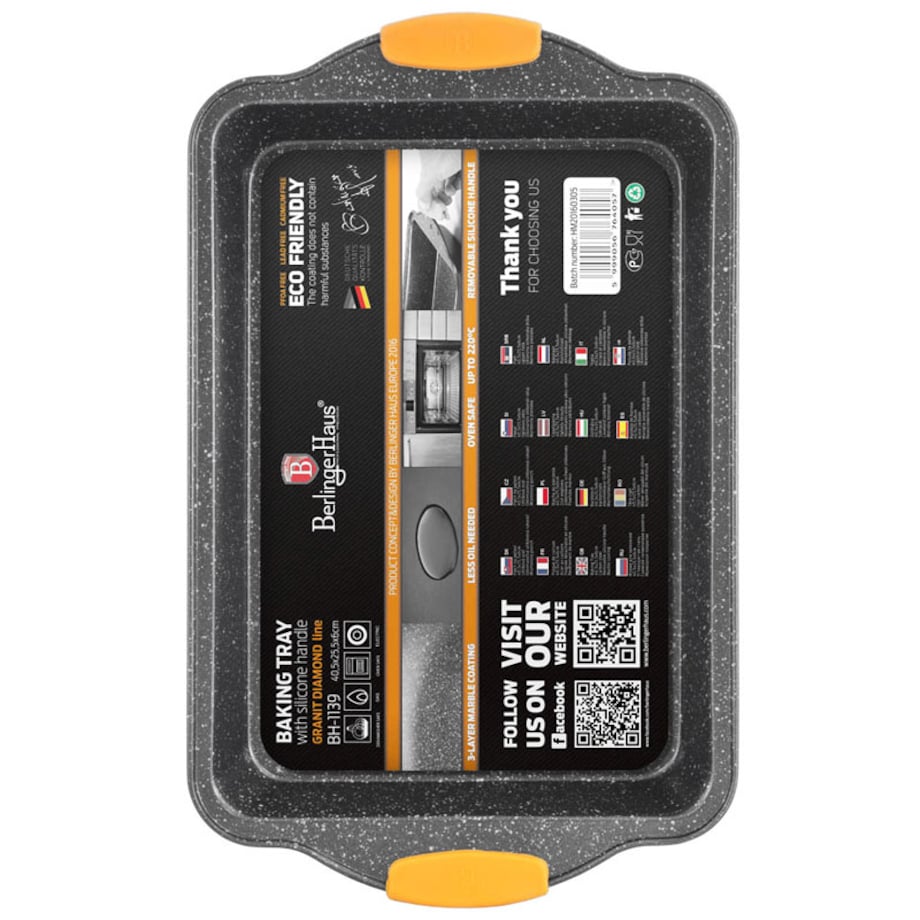 Forma do pieczenia ciasta 40cm BERLINGER HAUS Granit Diamond