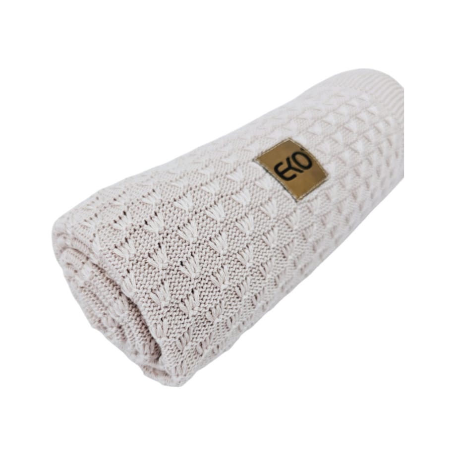 Kocyk bambusowy dla dziecka PUDROWY RÓŻ