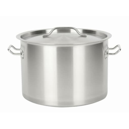 Garnek stalowy ze stali nierdzewnej gastro 17L 32x22 ROSSNER