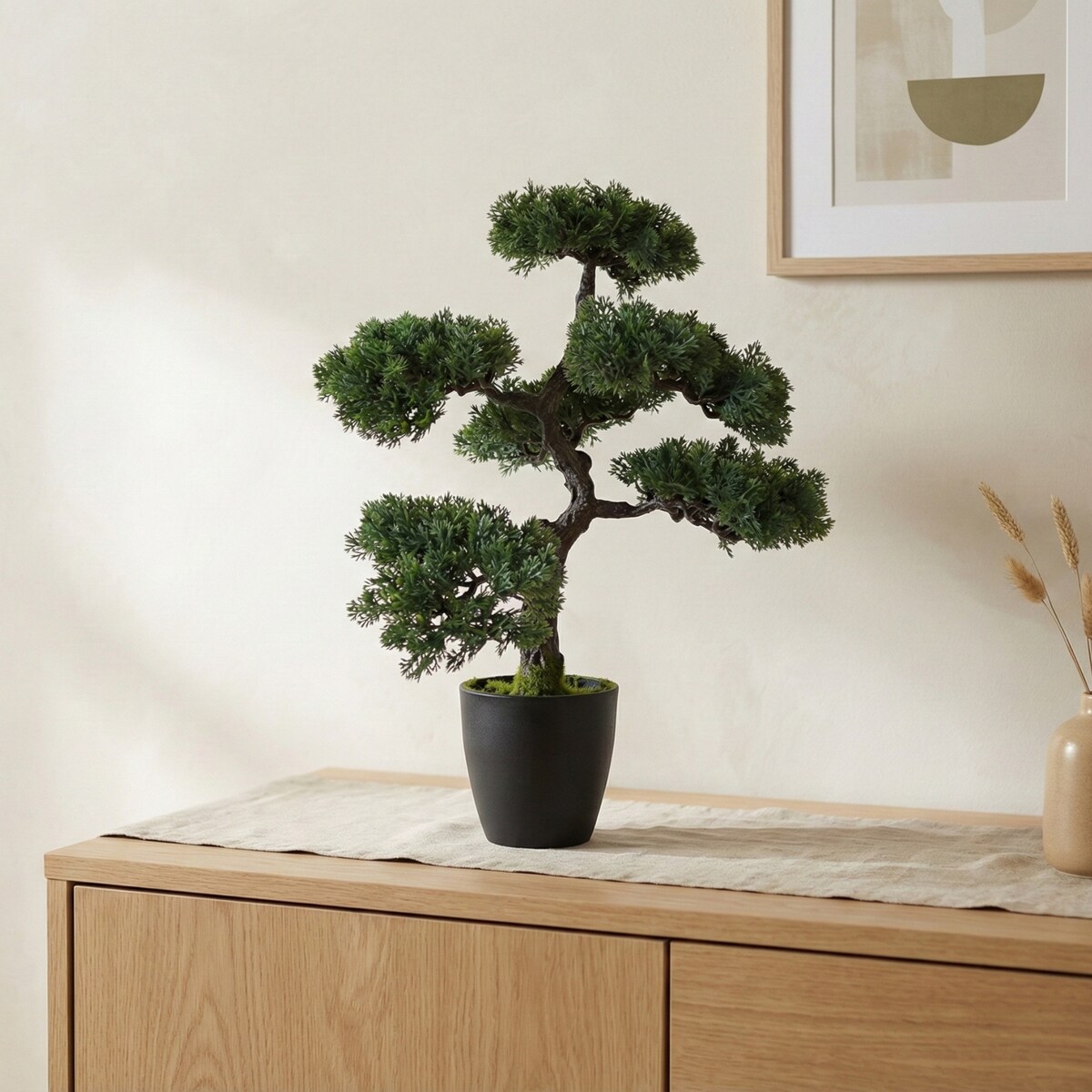 Sztuczne drzewko Bonsai w doniczce, 32 x 32 x 50 cm