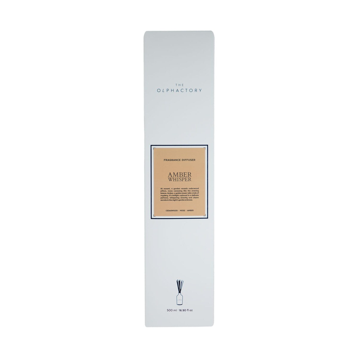 Dyfuzor zapachowy 500 ml, AMBER WHISPER, White Insignia