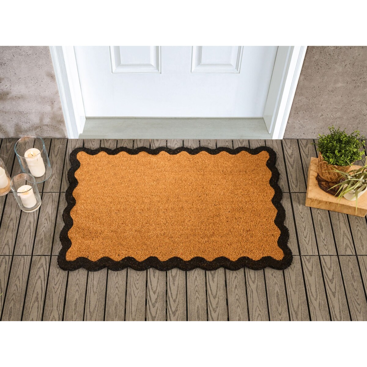 Wycieraczka PINATUBO Naturalny 60 x 90 cm Włókno kokosowe