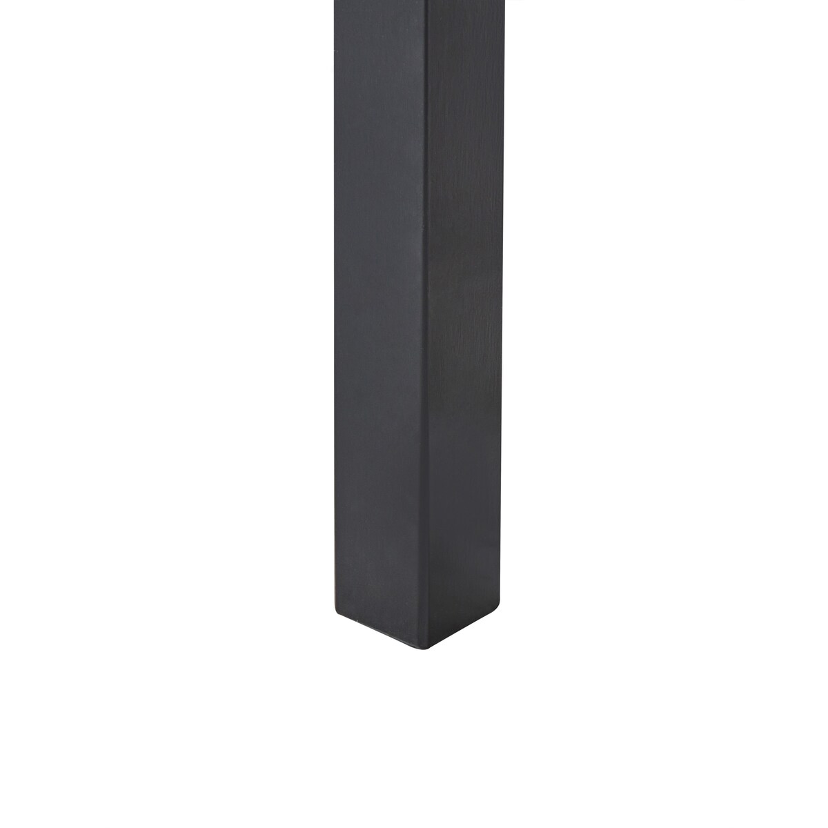 Stół do jadalni VERITAS Czarny 75 cm 75 cm Drewno sosnowe