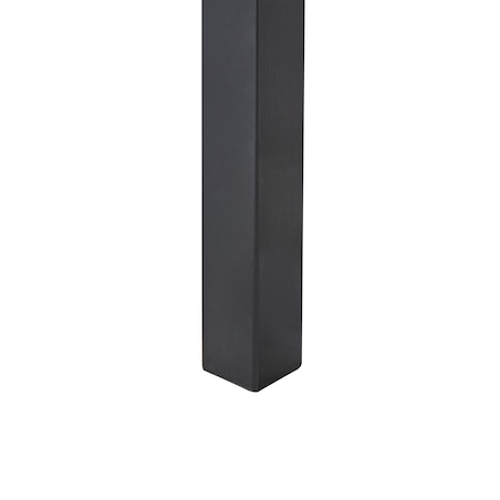 Stół do jadalni VERITAS Czarny 75 cm 75 cm Drewno sosnowe