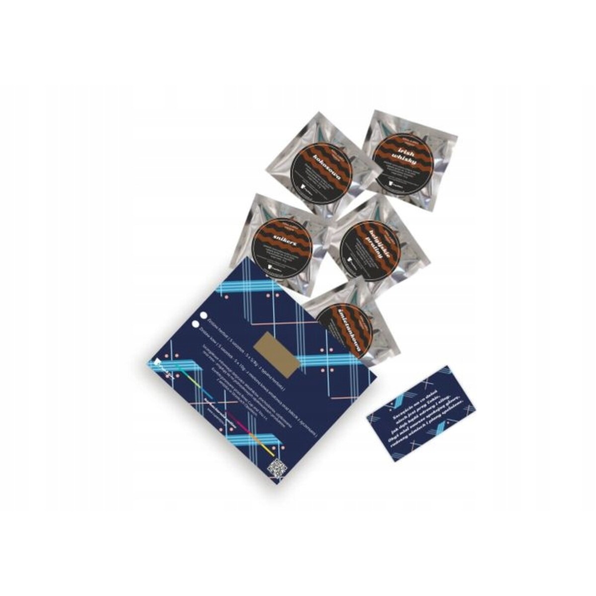 Zestaw prezentowy z kawą na Dzień Ojca mix 5 smaków upominek podarunek 50g