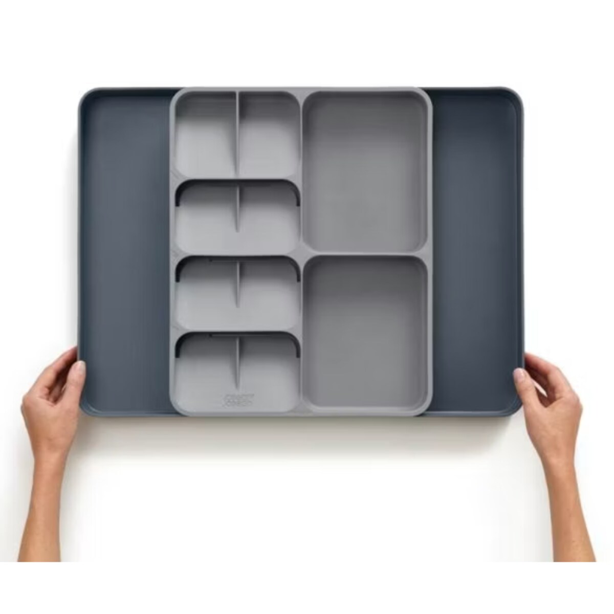 Organizer na sztućce rozsuwany szary DrawerStore, Joseph Joseph