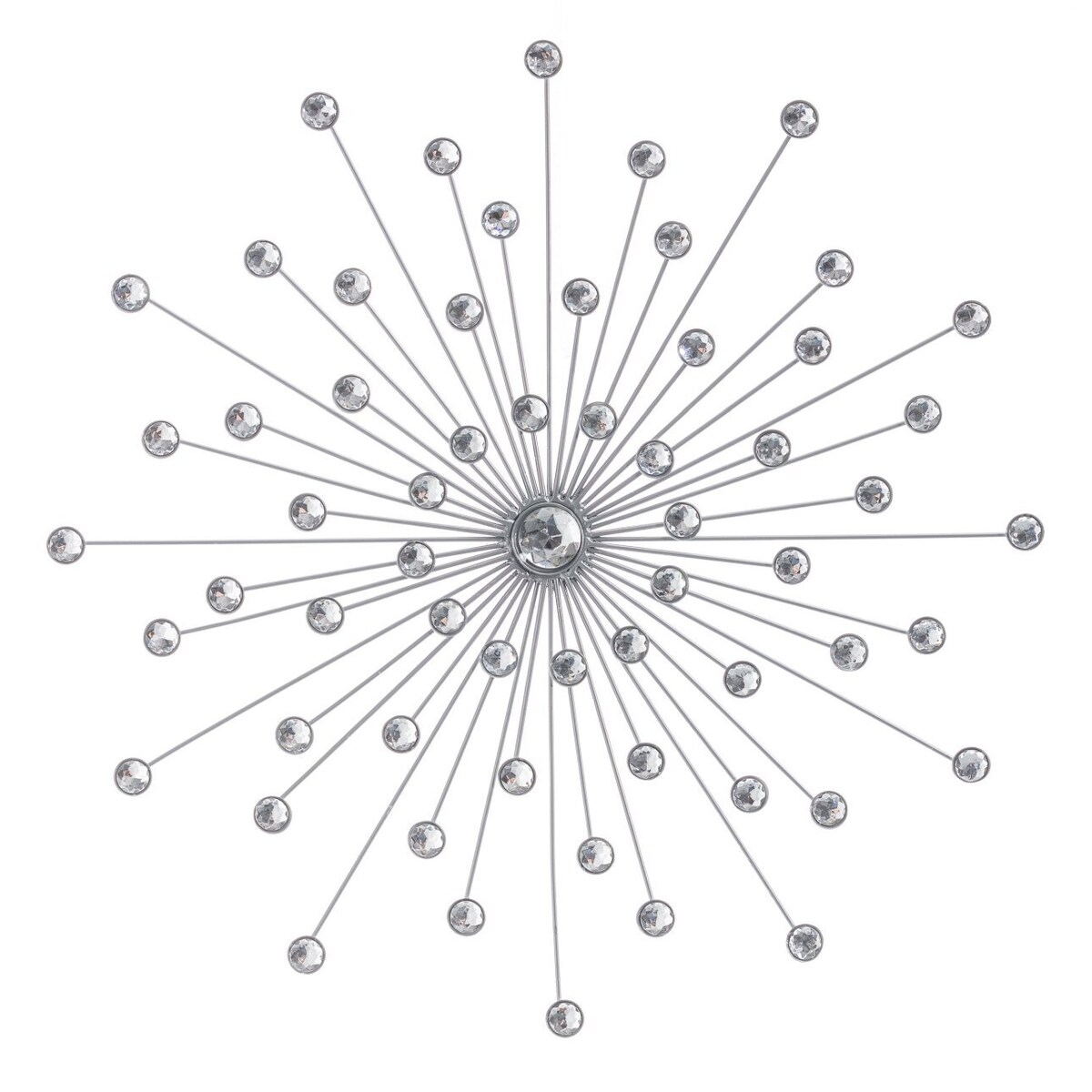 Dekoracja Space silver 48cm, 48x2x48cm