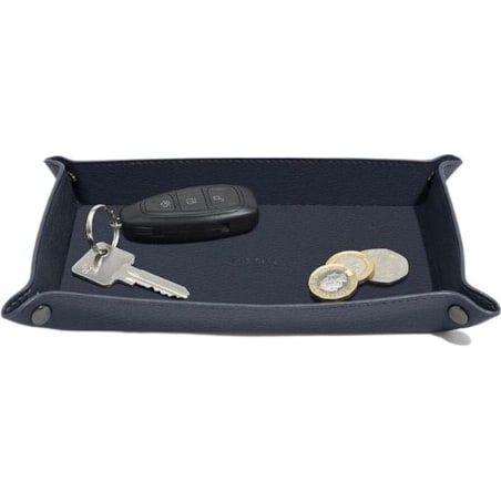 Podstawka na drobiazgi Stackers Pebble Travel prostokątna granatowa