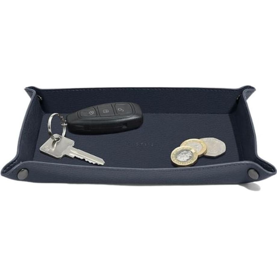 Podstawka na drobiazgi Stackers Pebble Travel prostokątna granatowa