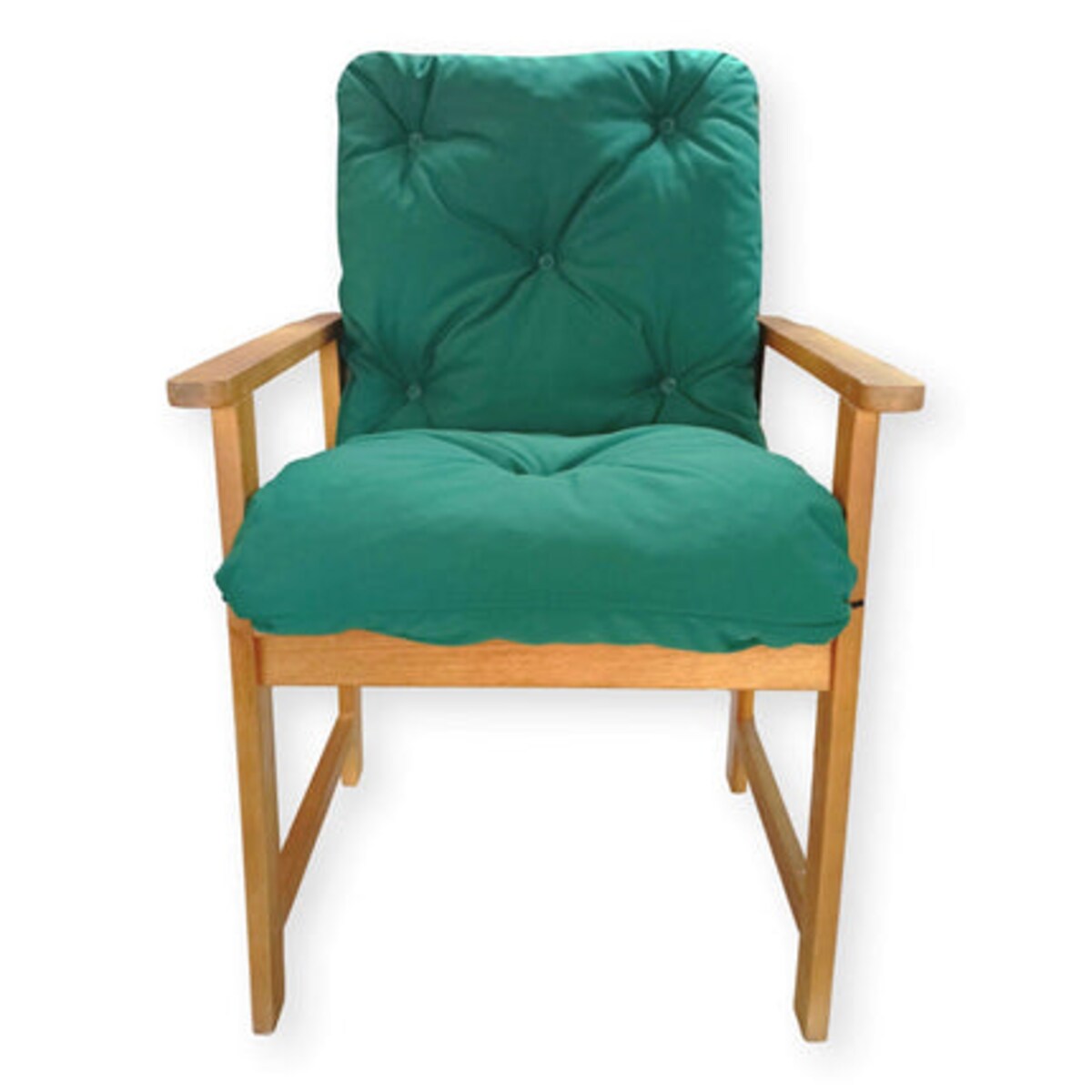 Poduszki na krzesła ogrodowe UV odporne, 50x70x50cm, Zielony