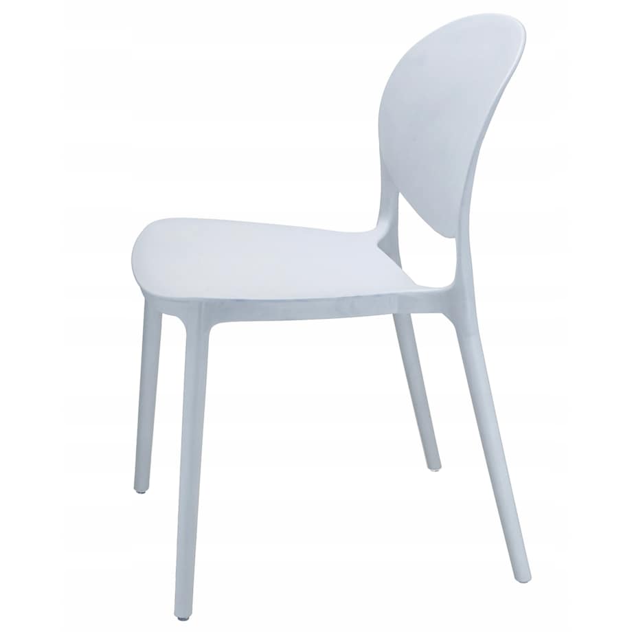 4 X Krzesło Do Jadalni Kuchni Stołu Zestaw Komplet Justin Białe