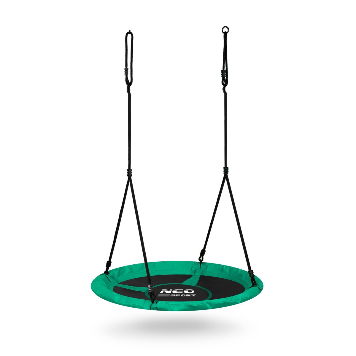 Huśtawka ogrodowa bocianie gniazdo 115 cm Neo-Sport Swingo zielona