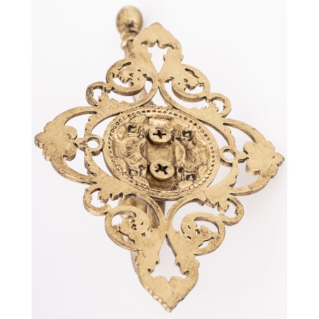 Wieszak ścienny metalowy 16x8x5 cm GANSO pojedynczy