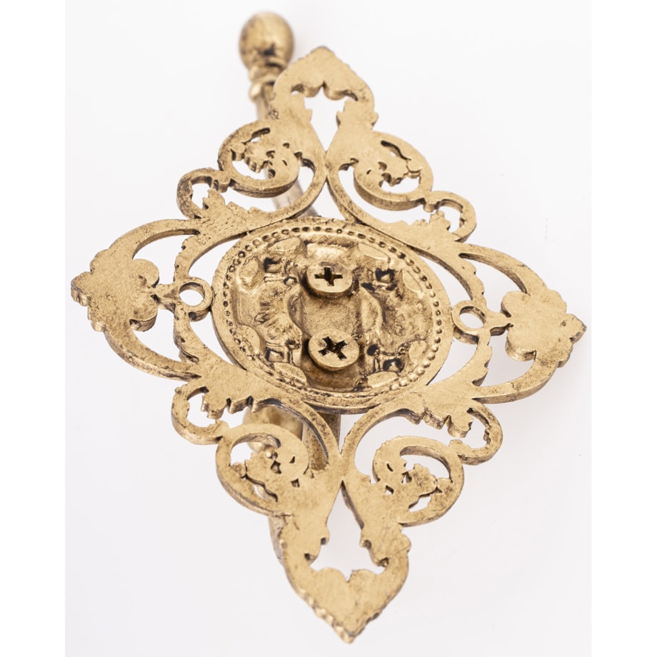 Wieszak ścienny metalowy 16x8x5 cm GANSO pojedynczy