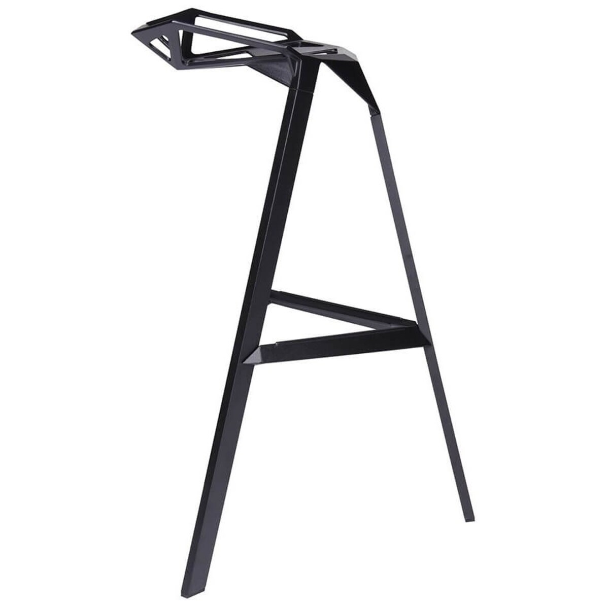 Nowoczesny hoker Split Premium czarny minimalistyczny