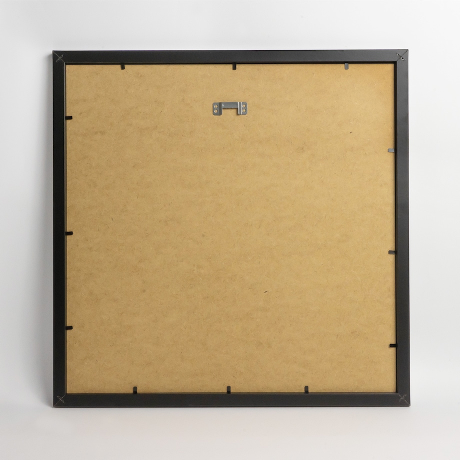 Ramka na zdjęcia 40x40 cm z passe partout czarna ramka z okienkiem passe partout na zdjęcie 30x30 cm kwadratowa ramka FRAMAI®