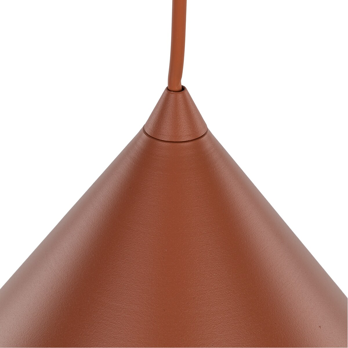 Lampa wisząca TK Lighting CONO BRICK 10089 ceglasty klosz 50 cm E27 nowoczesna regulowana do salonu i jadalni