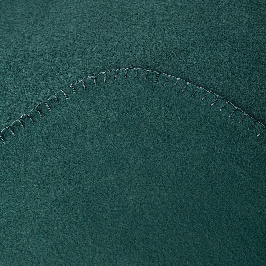 Koc polarowy 150x200 Lukka kolor butelkowa zieleń