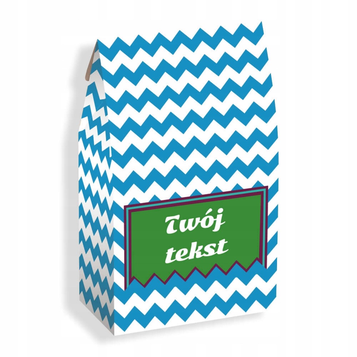 Gotowy zestaw prezentowy personalizowany NIEBIESKI herbata sypana PREMIUM różne smaki mix 10szt. prezent upominek podziękowanie dla kobiety faceta mamy