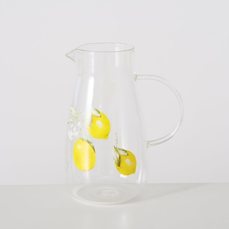 Szklany dzbanek na lemoniadę CAPRI, wys. 21 cm